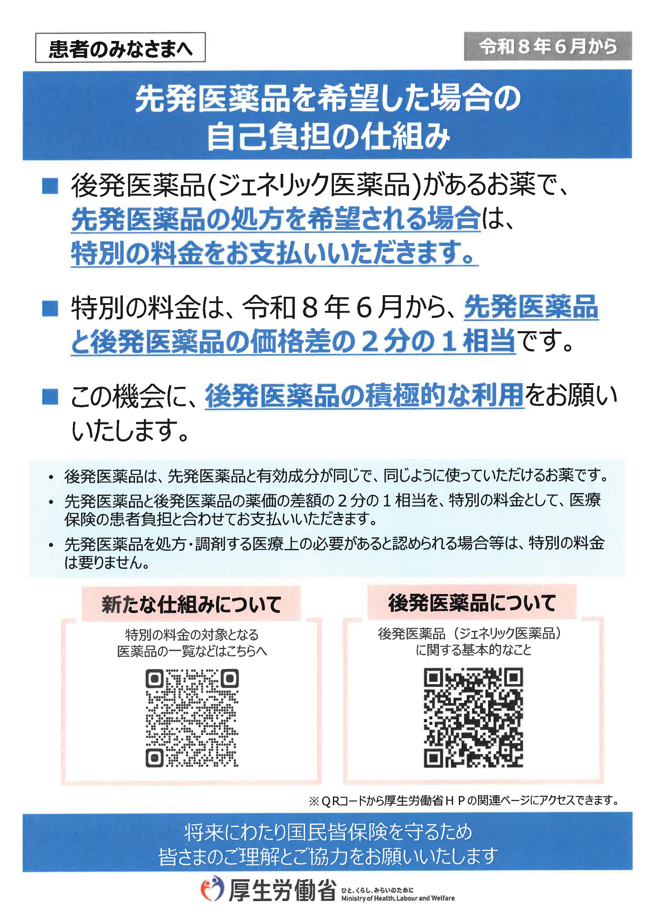 選定療養について